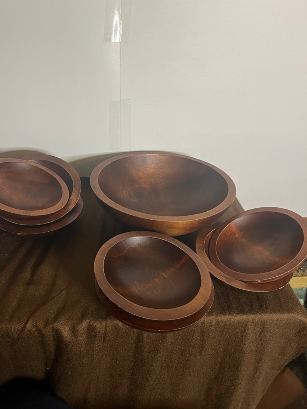 😄Baribocraft turned hardwood maple set large bowl and serving Canada